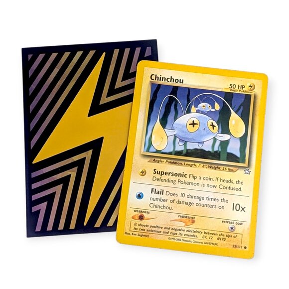 Neo Genesis Pokemon Card (AX36): Chinchou 55/111 - Picture 1 of 2